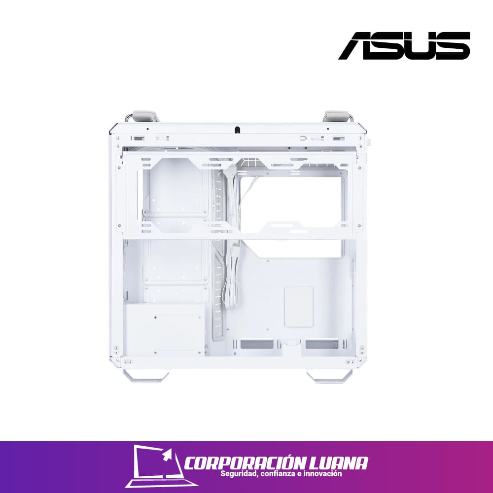 Imagen de CASE ASUS TUF GAMING GT502 BLANCO ( 90DC0090-B08000 ) S/ FUENTE VIDRIO TEMPLADO