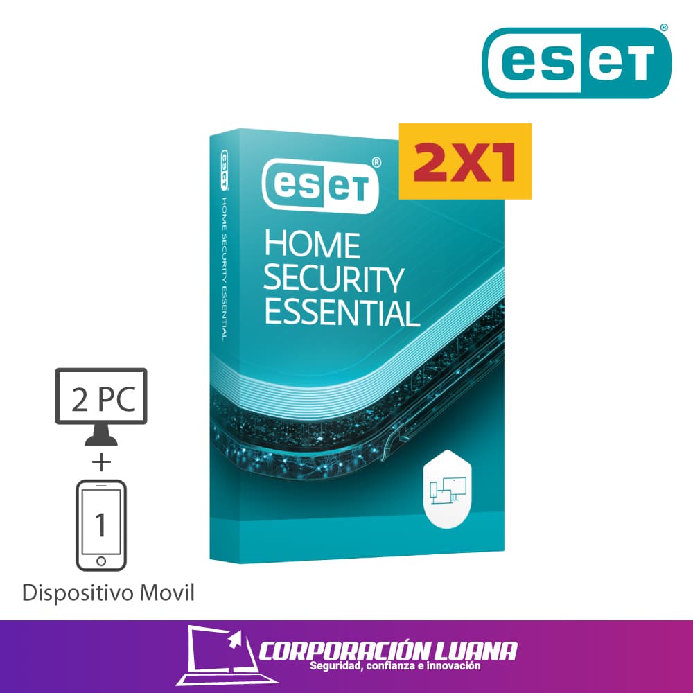 Foto del producto ANTIVIRUS HOME SECURITY ESSENTIAL ( S11030200 ) 2X1 | +1 LICENCIA MOBILE | 12 MESES