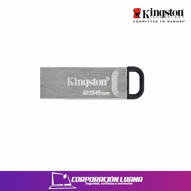 MEMORIA USB KINGSTON DATATRAVELER KYSON 256GB ( DTXN/256GB ) METAL | USB 3.2 GEN 1