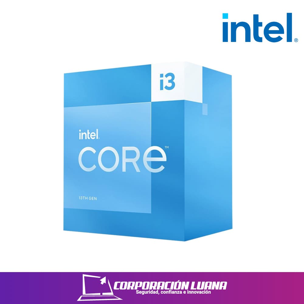 Foto del producto PROCESADOR INTEL CORE I3 13100 ( BX8071513100 ) 3.4 GHZ - 4.5 GHZ | 12MB CACHE | LGA1700
