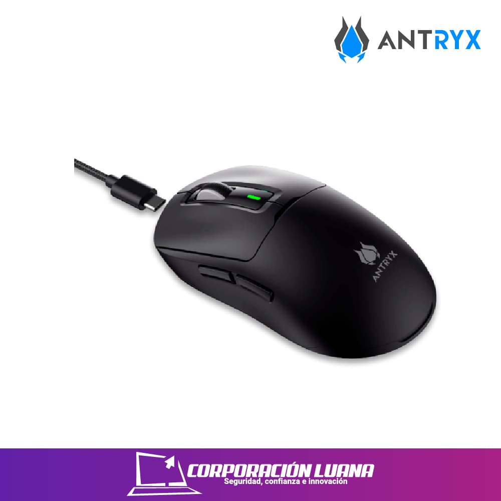 Imagen de MOUSE INALAMBRICO ANTRYX SCORPIO 250 ( AWGM-520K ) 8000 DPI | NEGRO LED RGB