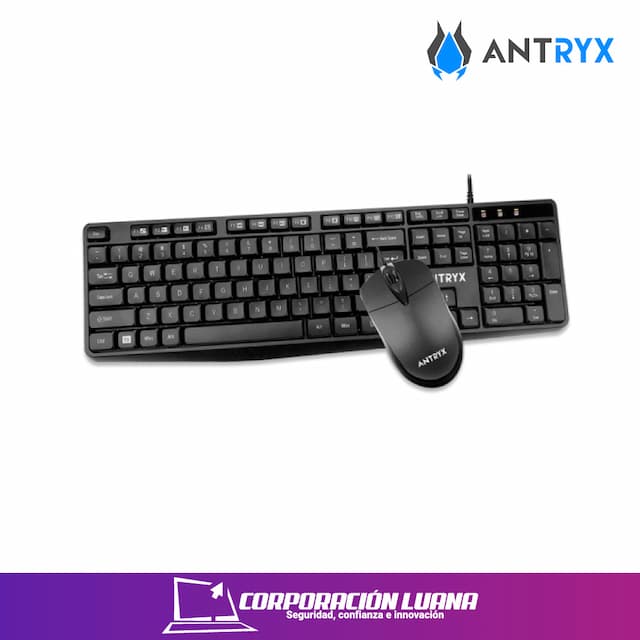 COMBO TECLADO+MOUSE ANTRYX PRECISION PS950 V2 ( ASC-PS950KV2-SP ) NEGRO | ERGONOMIC DESIGN