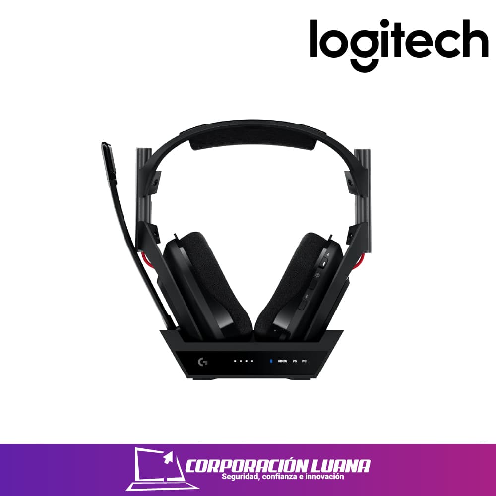 Imagen de AURICULAR ASTRO A50 LIGHTSPEED ( 939-002217 ) NEGRO | BT - PS5 - PC - XBOX | BASE INCLUIDA