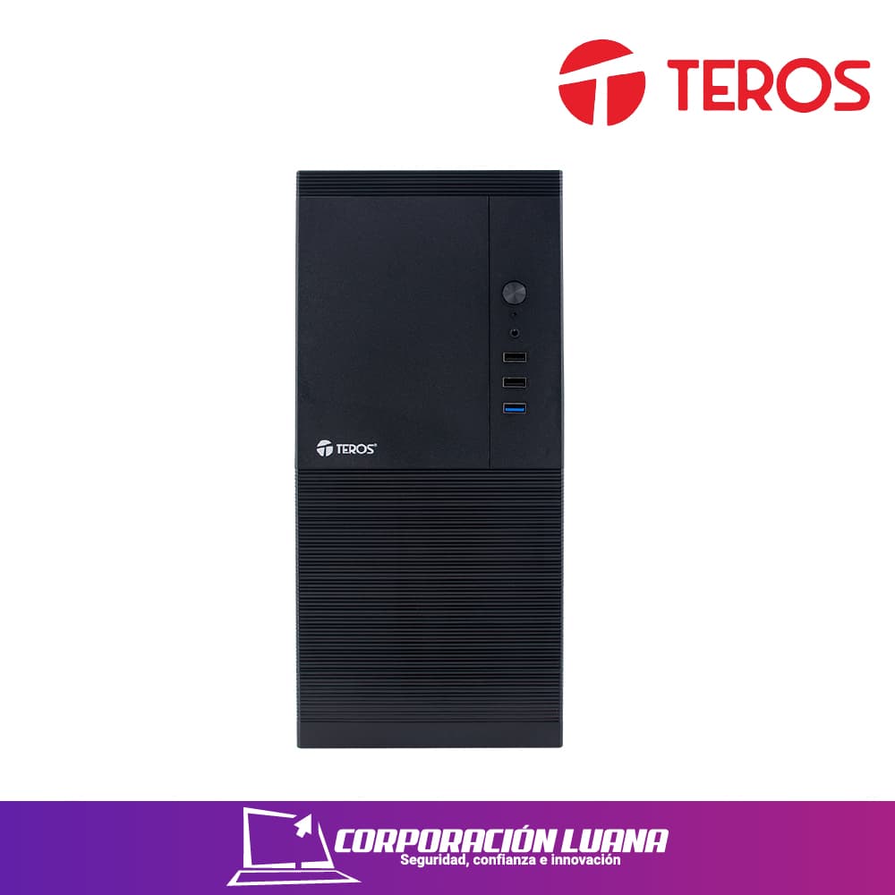 Imagen de CASE TEROS ( TE-1033S ) C/FUENTE 250W | NEGRO