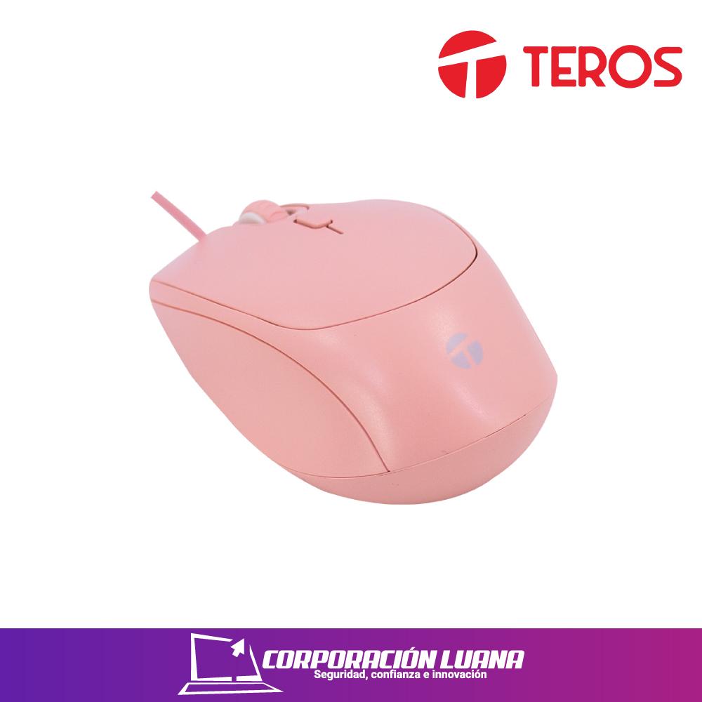 MOUSE TEROS ( TE-1226S ) 1600 DPI | ROSADO
