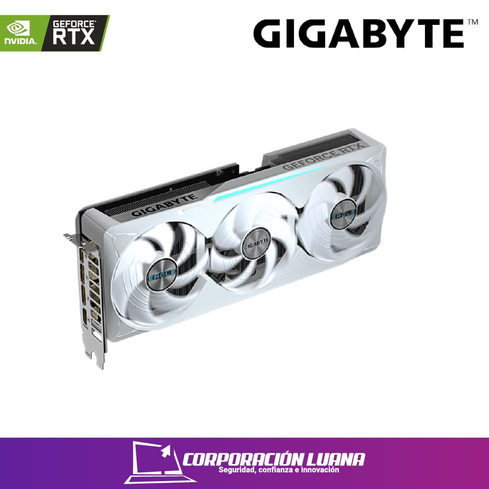 Imagen de TARJETA DE VIDEO GIGABYTE RTX 5070 TI EAGLE OC ICE SFF ( GV-N507TEAGLEOC ICE-16GD ) 16GB - GDDR7 | X3 FAN | X3 DP - 1 HDMI | 256 BIT