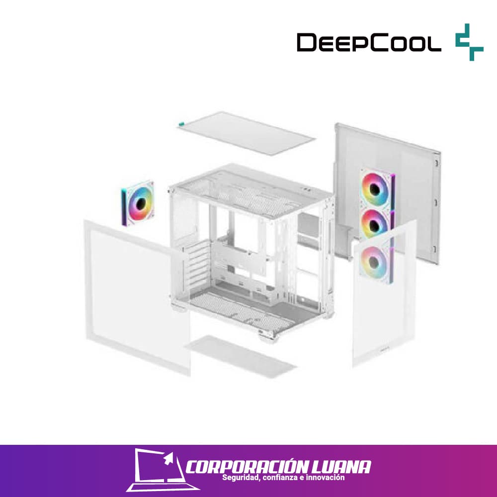 Imagen de CASE DEEPCOOL GAMING CG530 ( R-CG530WHADA4-G-1 ) S/FUENTE | BLANCO | LED ARGB