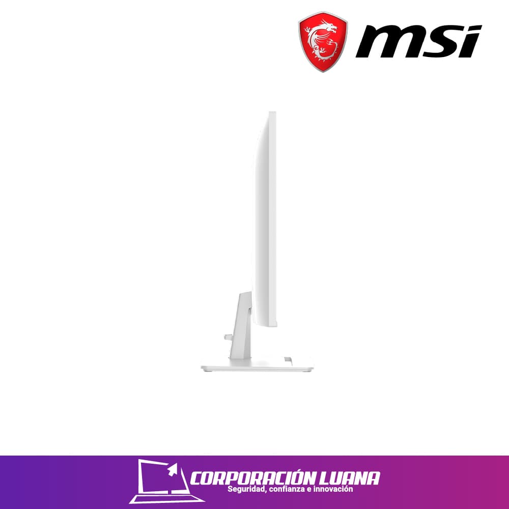 Imagen de MONITOR GAMER MSI 27" ( MP275W E2 ) IPS | 120 HZ FHD | 1MS | VGA - HDMI - DP | BLANCO