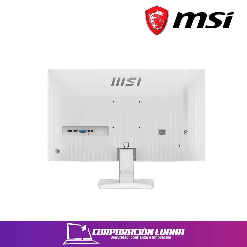 Imagen de MONITOR GAMER MSI 27" ( MP275W E2 ) IPS | 120 HZ FHD | 1MS | VGA - HDMI - DP | BLANCO
