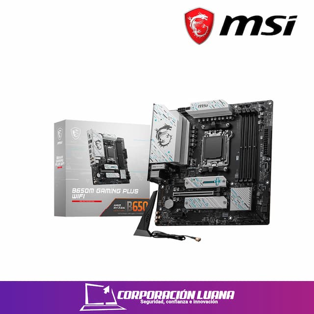 MOTHERBOARD MSI B650M GAMING PLUS WIFI ( 911-7E-24-016 ) DDR5 | WIFI | AM5