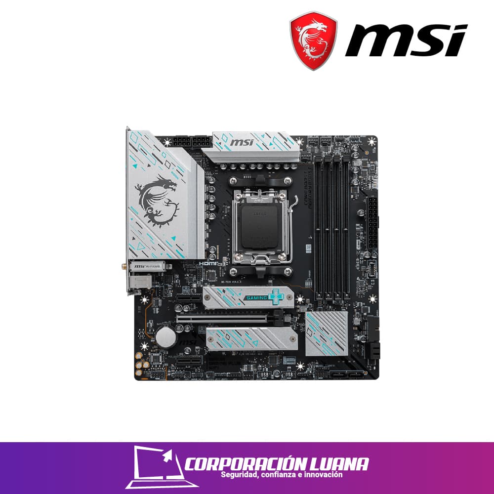 Imagen de MOTHERBOARD MSI B650M GAMING PLUS WIFI ( 911-7E-24-016 ) DDR5 | WIFI | AM5