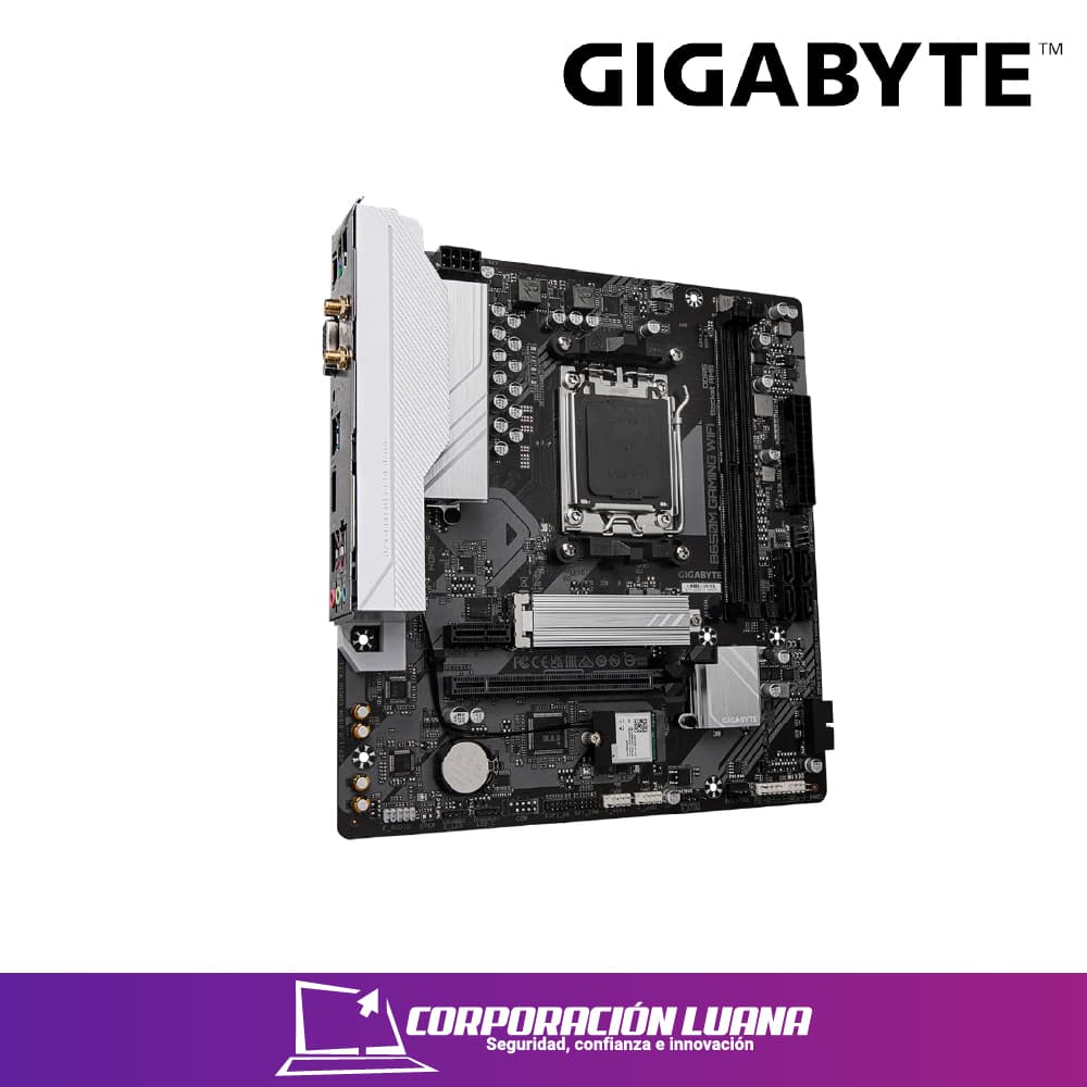 Imagen de MOTHERBOARD GIGABYTE B650M GAMING PLUS WIFI ( 9MB65MGPW-00-G11 ) DDR5 | AM5