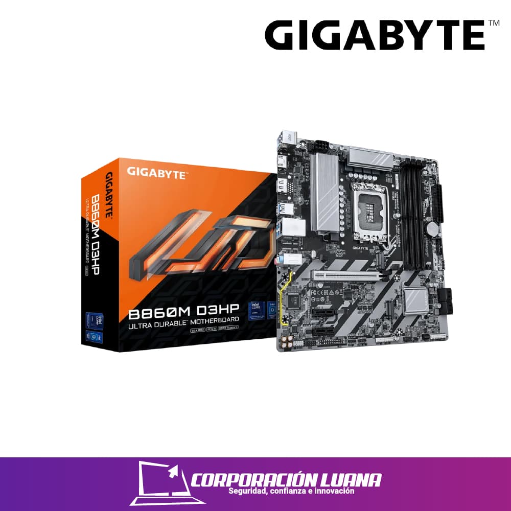 Foto del producto MOTHERBOARD GIGABYTE B860M D3HP ( GB-B860-D3HP ) DDR5 | LGA1851