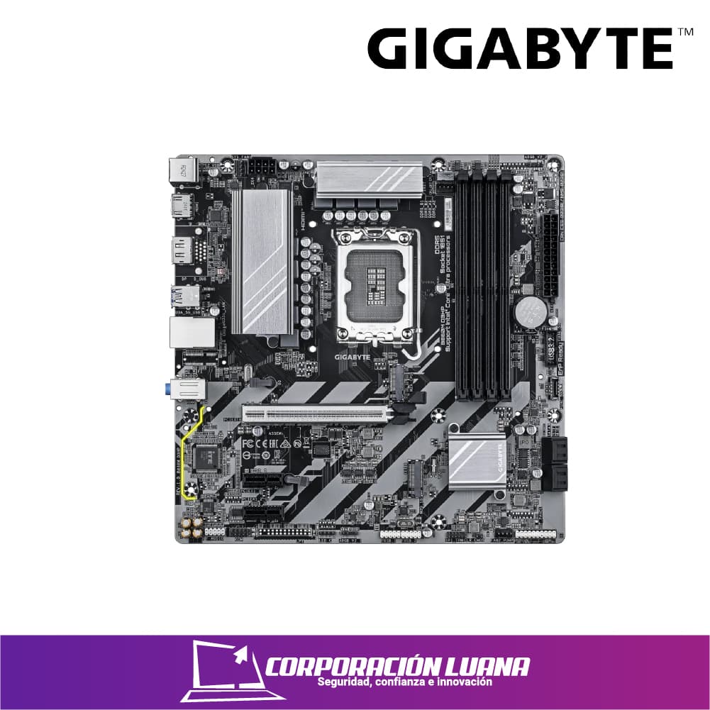 Imagen de MOTHERBOARD GIGABYTE B860M D3HP ( GB-B860-D3HP ) DDR5 | LGA1851