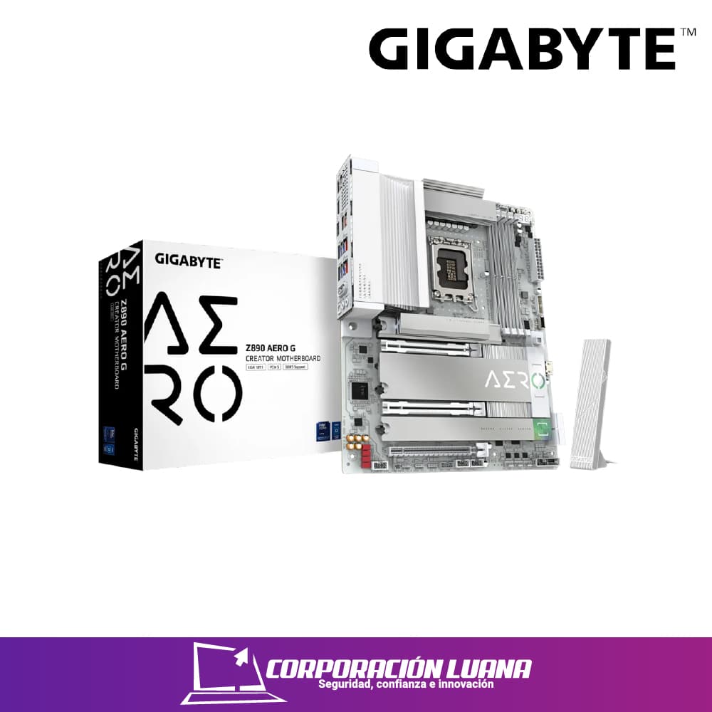 Foto del producto MOTHERBOARD GIGABYTE Z890 AERO G ( Z890-AERO-G ) DDR5 | LGA1851