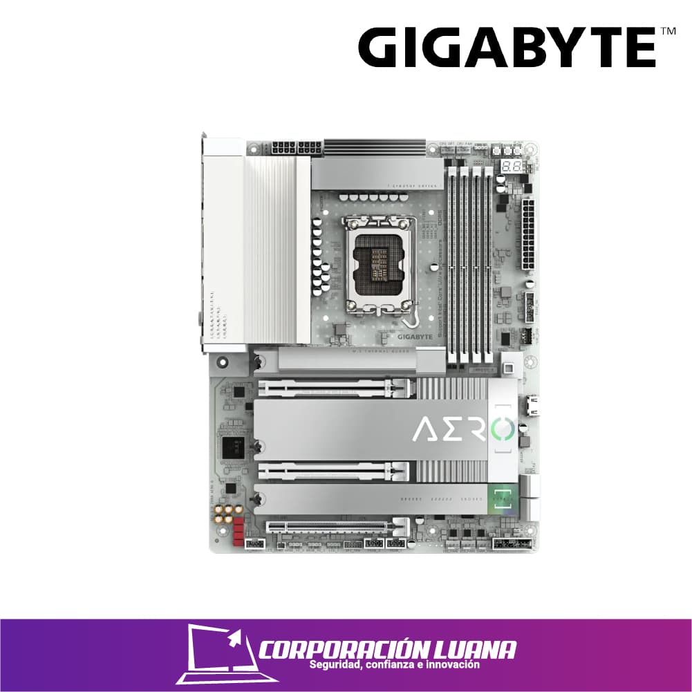 Imagen de MOTHERBOARD GIGABYTE Z890 AERO G ( Z890-AERO-G ) DDR5 | LGA1851