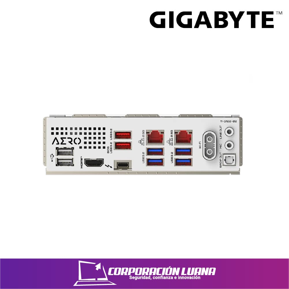 Imagen de MOTHERBOARD GIGABYTE Z890 AERO G ( Z890-AERO-G ) DDR5 | LGA1851