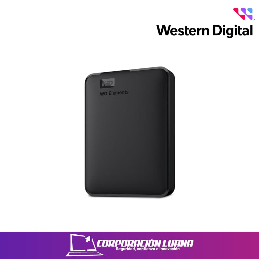 Foto del producto DISCO DURO EXTERNO WESTERN DIGITAL ELEMENTS 6TB ( WDBHJS0060BBK-WESN ) USB 3.0