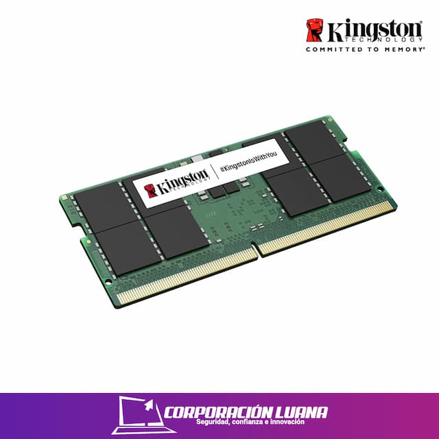 MEMORIA RAM SODIMM KINGSTON 32GB 5600 MHZ ( KCP556SD8-32 ) DDR5 | CL46 | 1.1V