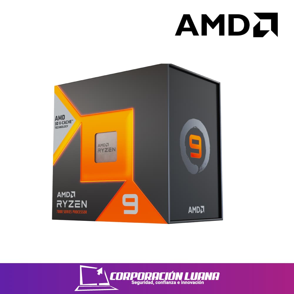 Imagen de PROCESADOR AMD RYZEN 9 9900X3D ( 100-1000001368WOF ) 4,4 GHZ - 5,5 GHZ | 128MB CACHE | AM5