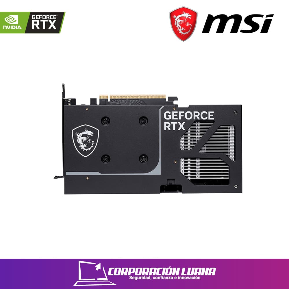 Imagen de TARJETA DE VIDEO MSI RTX 5060 TI VENTUS  PLUS ( 5060 TI 16G VENTUS 2X OC PLUS ) 16GB - GDDR7 | X2 FAN | X3 DP - 1 HDMI | 128 BIT