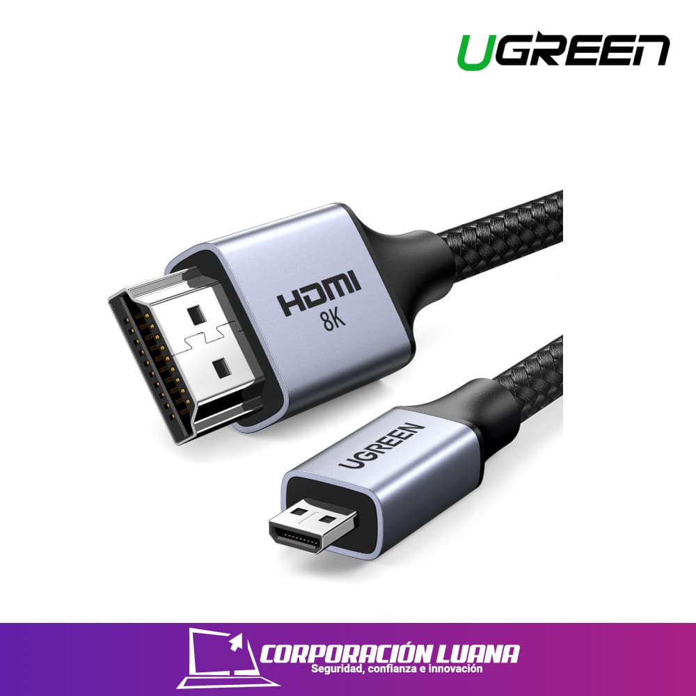 Foto del producto UGREEN MICRO HDMI TO HDMI 8K 2M ( 15517 )