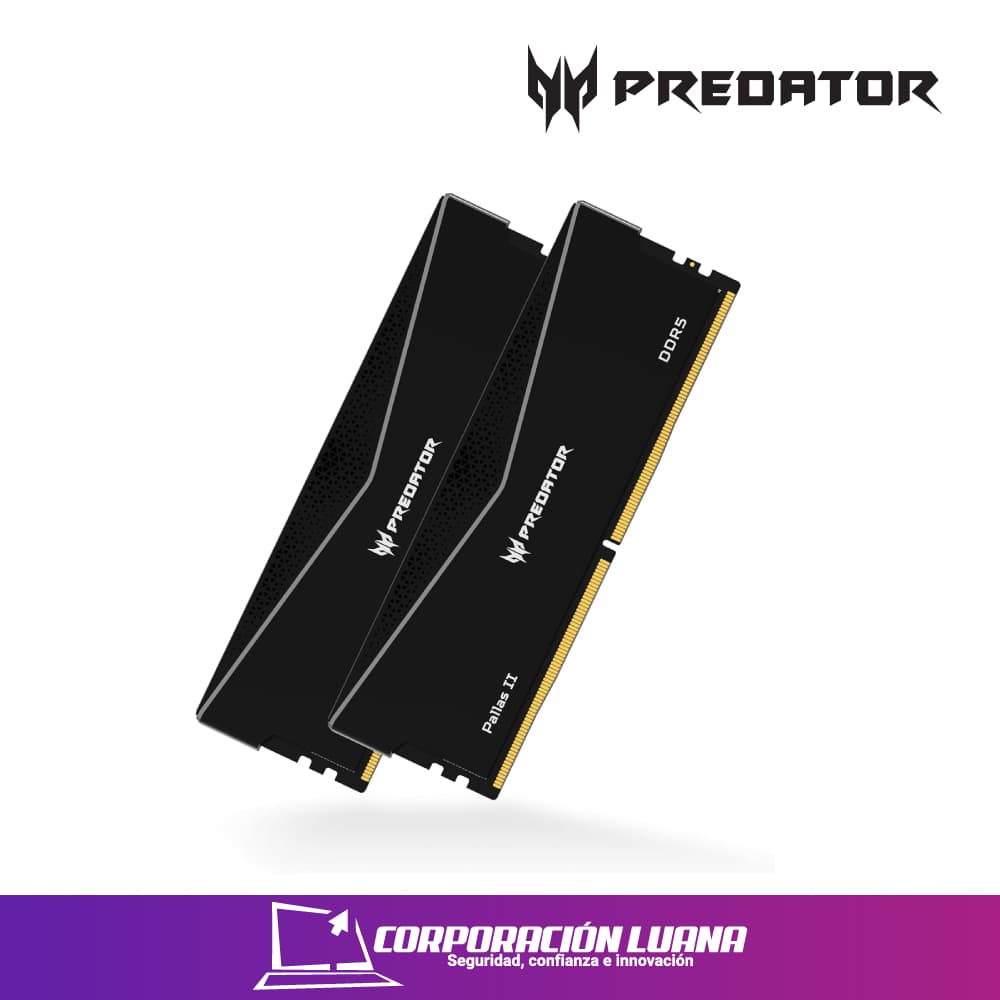 MEMORIA RAM PREDATOR PALLAS II 32GB (2X16) 6000 MHZ ( MEM32PRPALLAS2 ) DDR5 | CL32