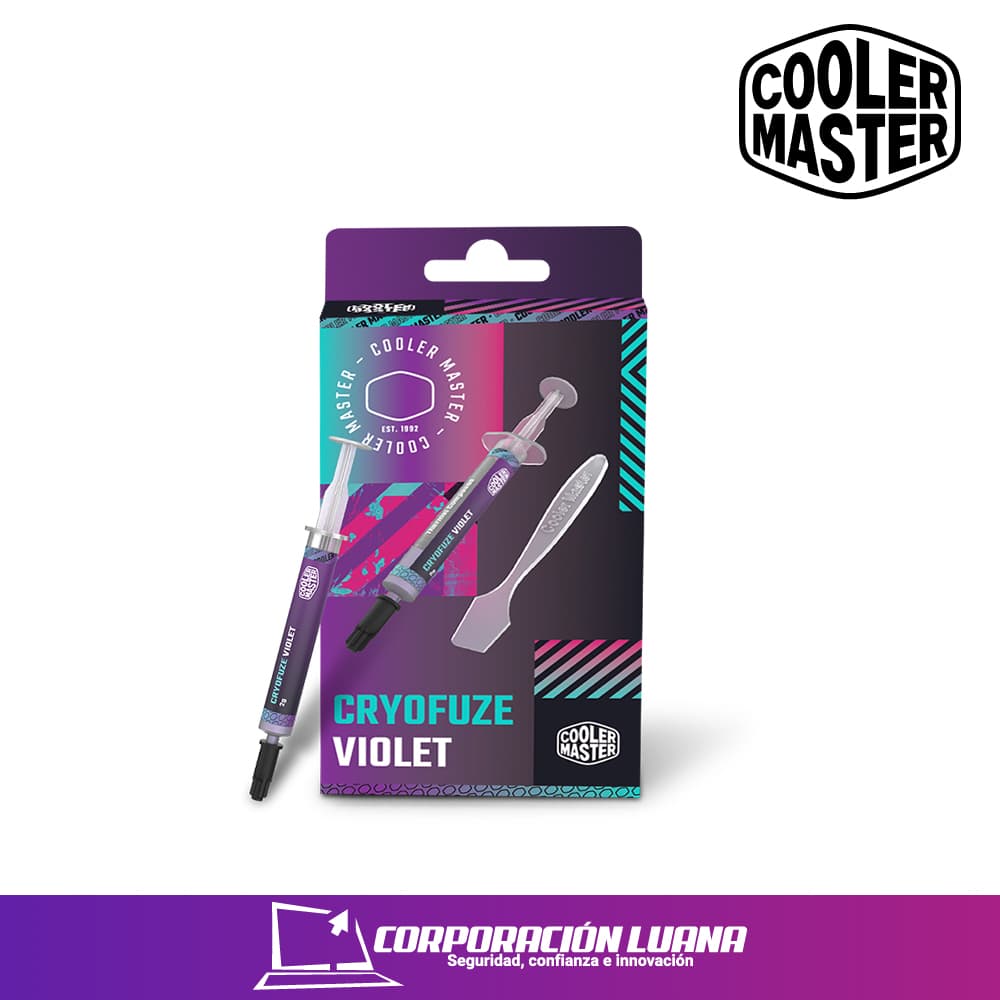 Foto del producto PASTA TERMICA COOLER MASTER CRYOFUZE VIOLET ( MGY-NOSG-N07M-R1 ) 12.6 W/MK / 3G