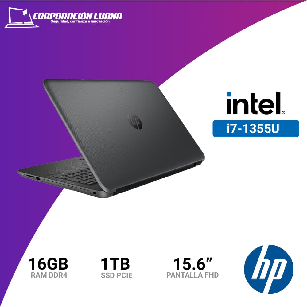 Imagen de LAPTOP HP 250 G10 INTEL CORE I7 1355U ( NT025HPQ41 ) RAM 16GB DDR4 | SSD 1TB | 15.6" FHD | FREE OS