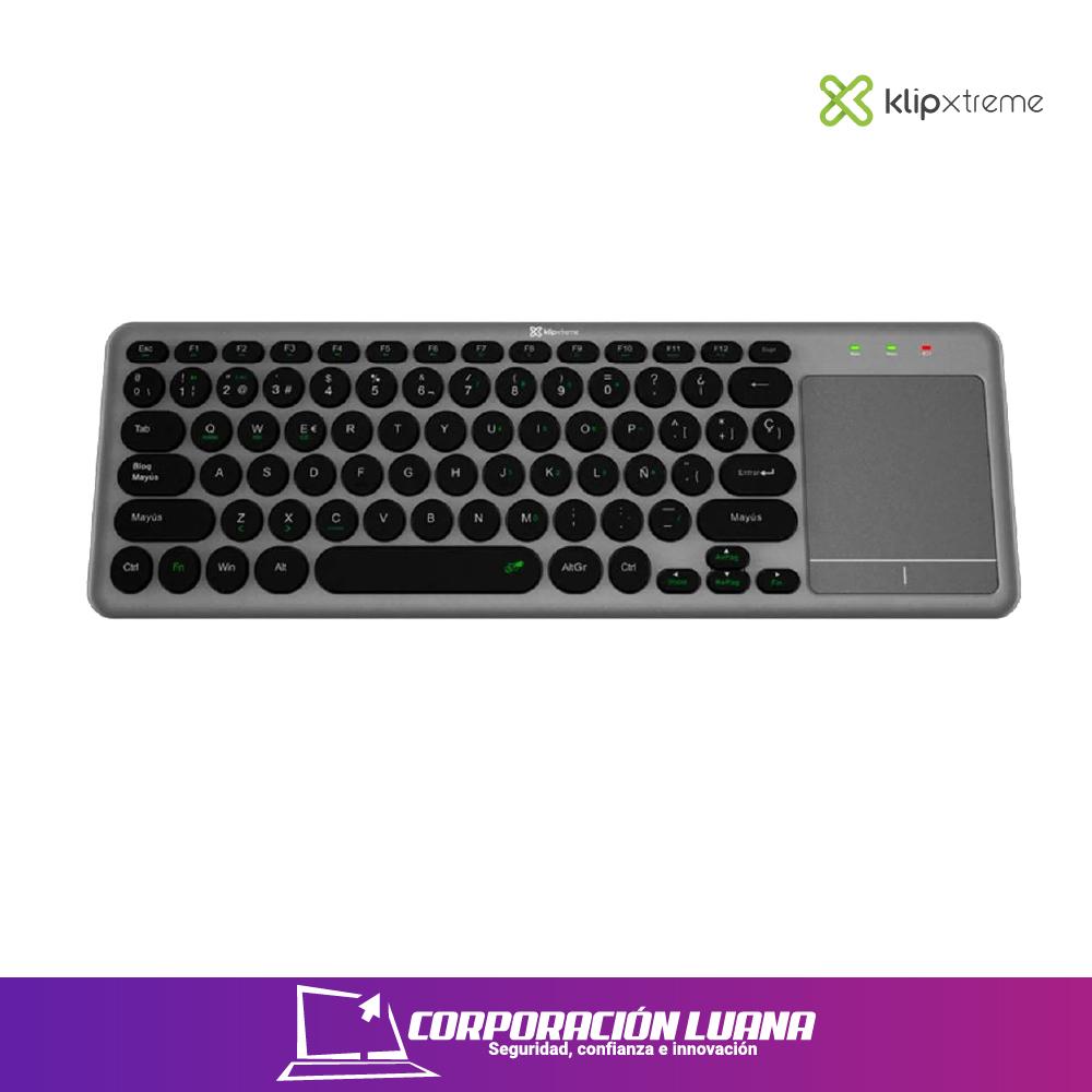 TECLADO INALAMBRICO KLIP XTREME KEYGLINDER 8 ( KCK-550S ) WIRELESS - BT | TOUCH