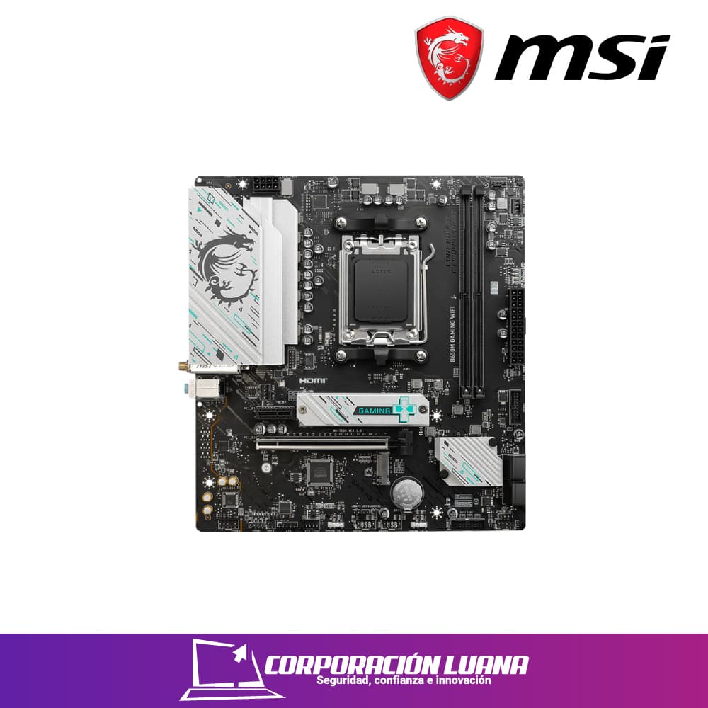 Imagen de MOTHERBOARD MSI B650M GAMING WIFI ( MBMSB650MGMGWF ) DDR5 | AM5
