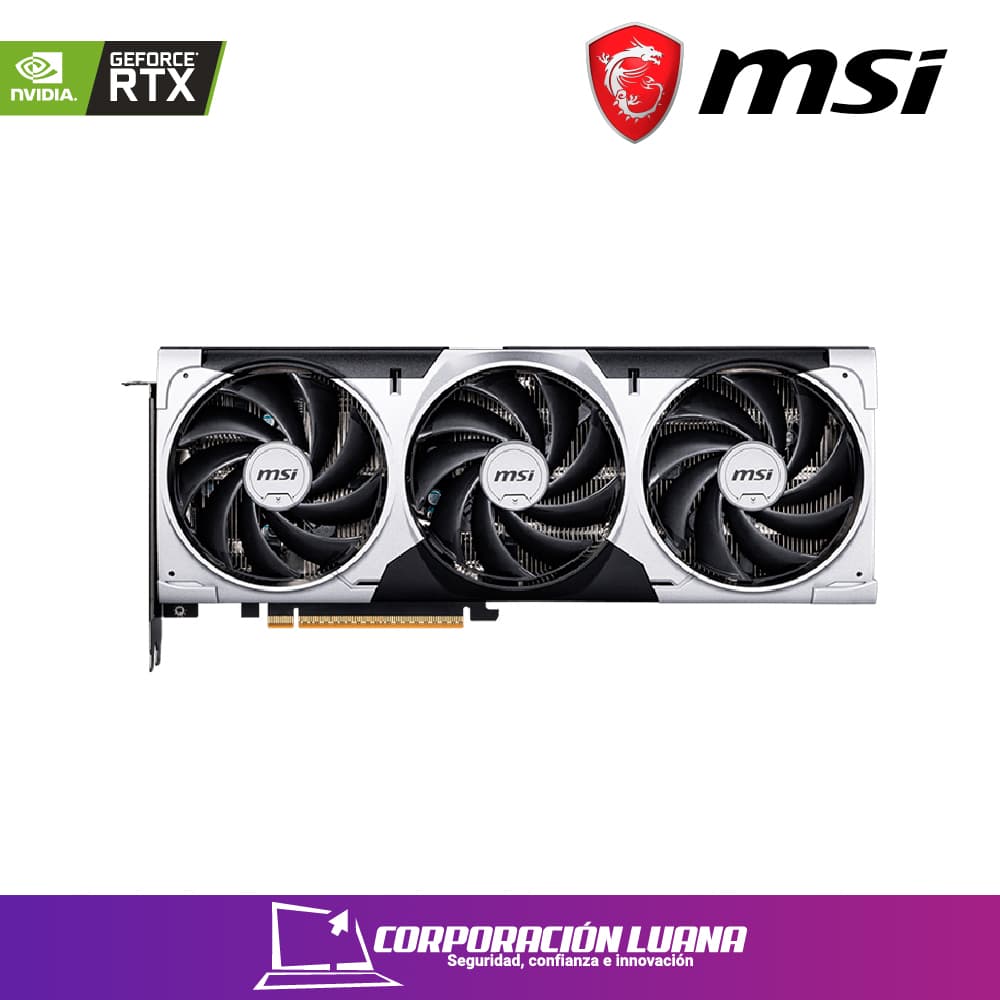 Imagen de TARJETA DE VIDEO MSI RTX 5060 VENTUS OC V3 ( RTX-5060-8GDVENTUS-3OC ) 8GB GDDR7 | X3 FAN | X3 DP - HDMI