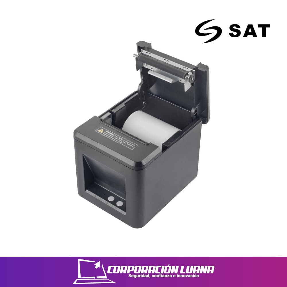 Imagen de IMPRESORA TERMICA SAT Q22UE ( 4070030000375 ) 80MM | RED | 1D Y 2D | 230MM/S
