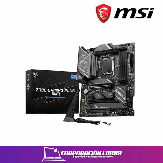 MOTHERBOARD MSI Z790 GAMING PLUS WIFI ( MBMSZ790GMGPLWF ) DDR5 | LGA1700