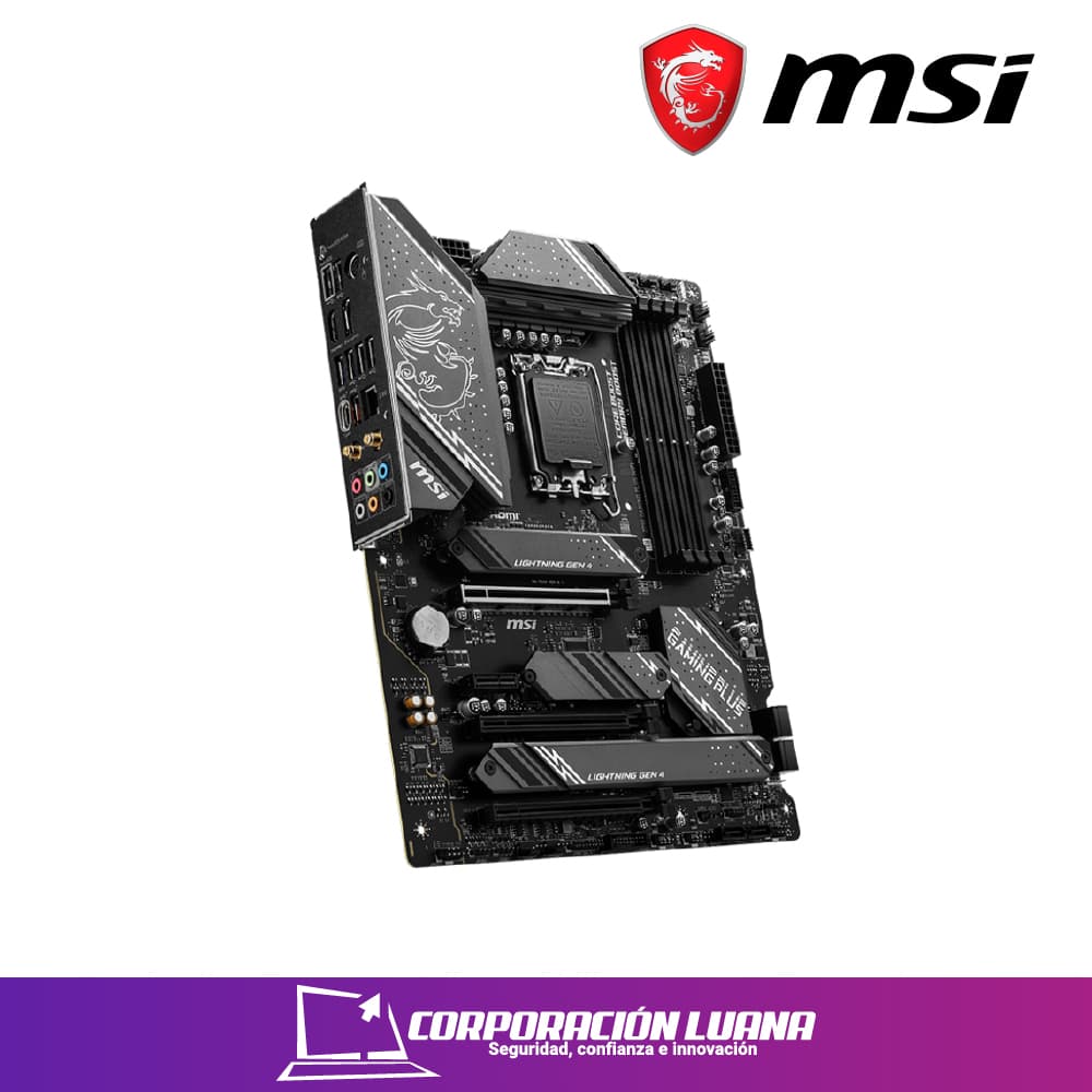 Imagen de MOTHERBOARD MSI Z790 GAMING PLUS WIFI ( MBMSZ790GMGPLWF ) DDR5 | LGA1700