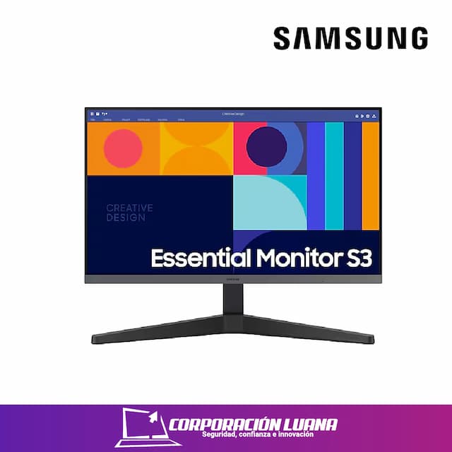 MONITOR SAMSUNG 24" ESSENTIAL S3 ( 24D300GA ) IPS | FHD - 100HZ | HDMI - VGA