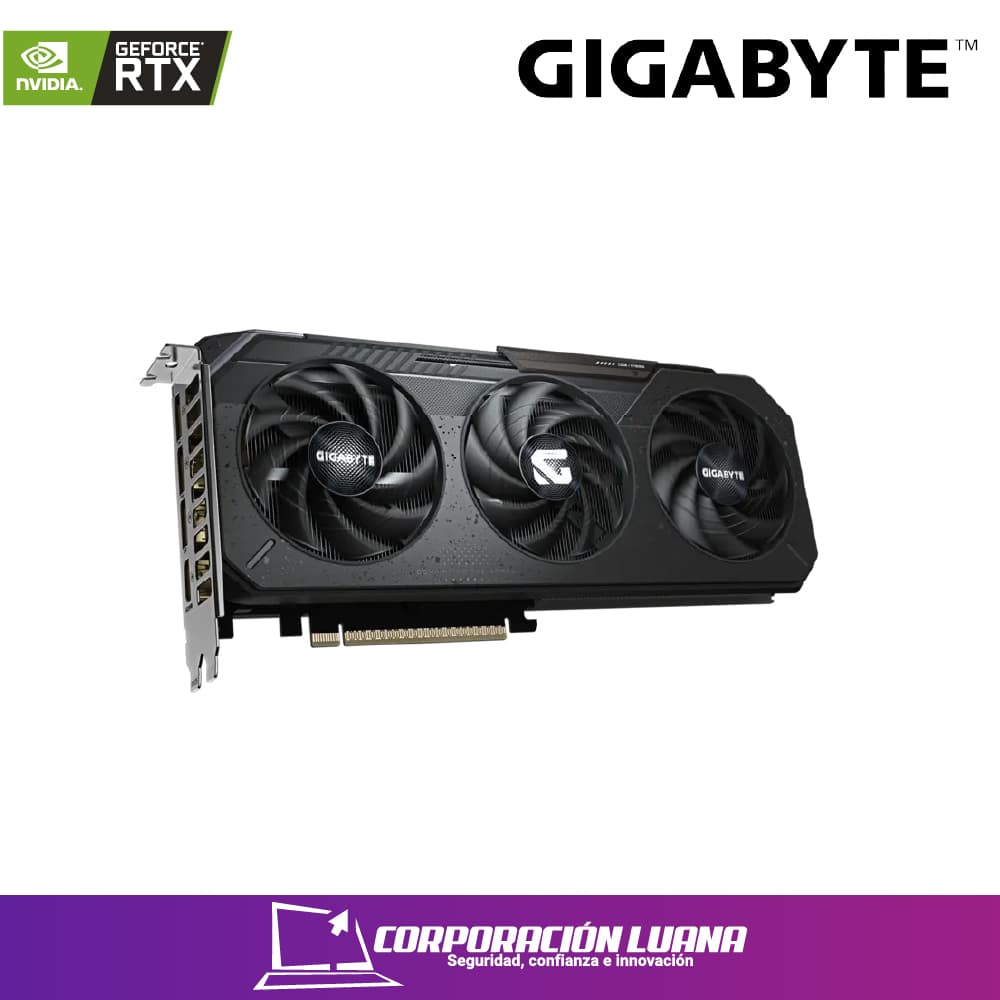 Imagen de TARJETA DE VIDEO GIGABYTE RTX 5060 GAMING OC ( GV-N5060GAMING OC-8GD ) 8GB GDDR7 | X3 FAN | 128 BIT | 3 DP - HDMI