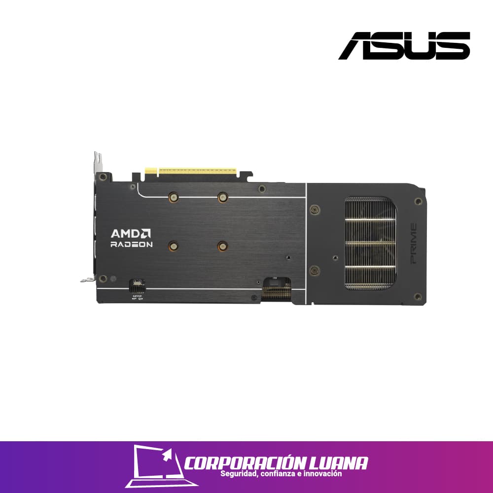 Imagen de TARJETA DE VIDEO ASUS RADEON RX 9060 XT PRIME OC ( PRIME-RX9060XT-O16G ) 16GB GDDR6 | X3 FAN | 128 BIT | 2 DP - HDMI