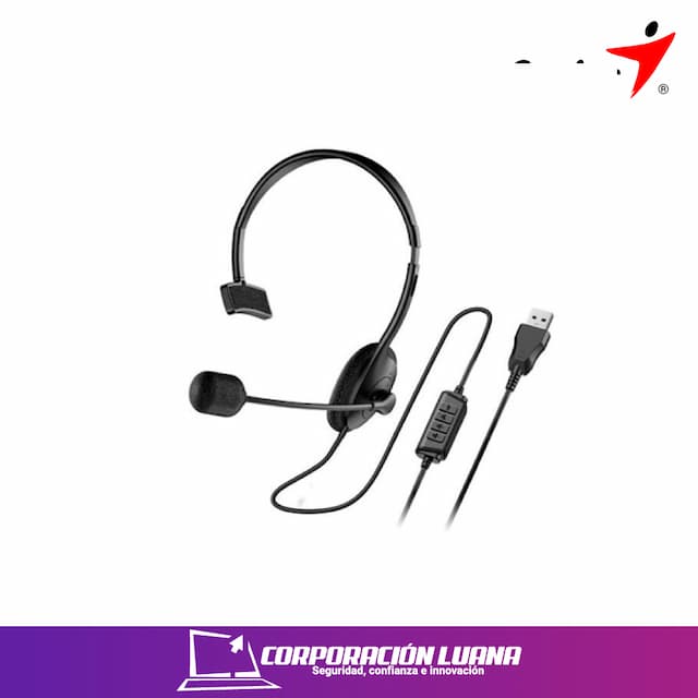 AUDIFONOS C/MICROFONO GENIUS HS-100U ( 31710027400 ) MONO USB