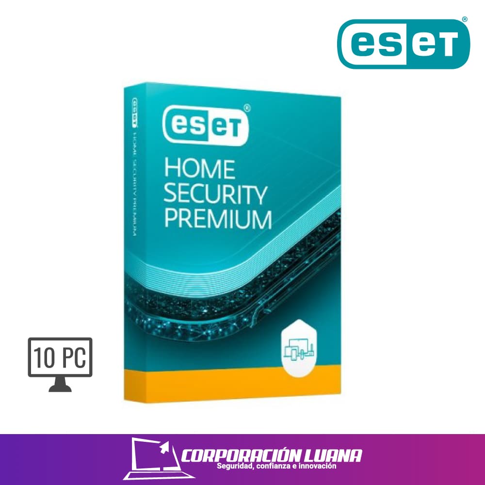 Foto del producto LICENCIA ANTIVIRUS ESET HOME SECURITY PREMIUM ( S11030201-PCL ) 10 DISPOSITIVOS | 14 MESES