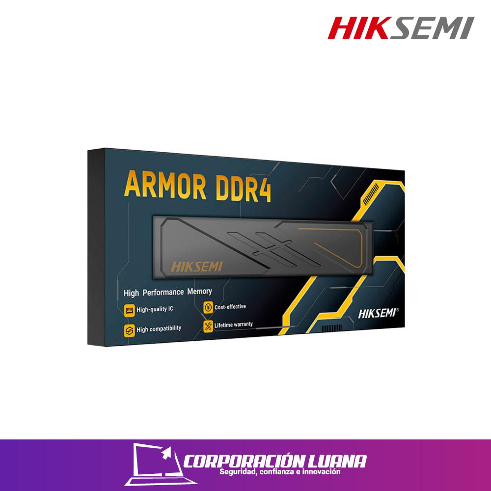 MEMORIA RAM HIKSEMI ARMOR 16GB 3200 MHZ ( HSC416U32D2 16G ) DDR4 | NEGRO