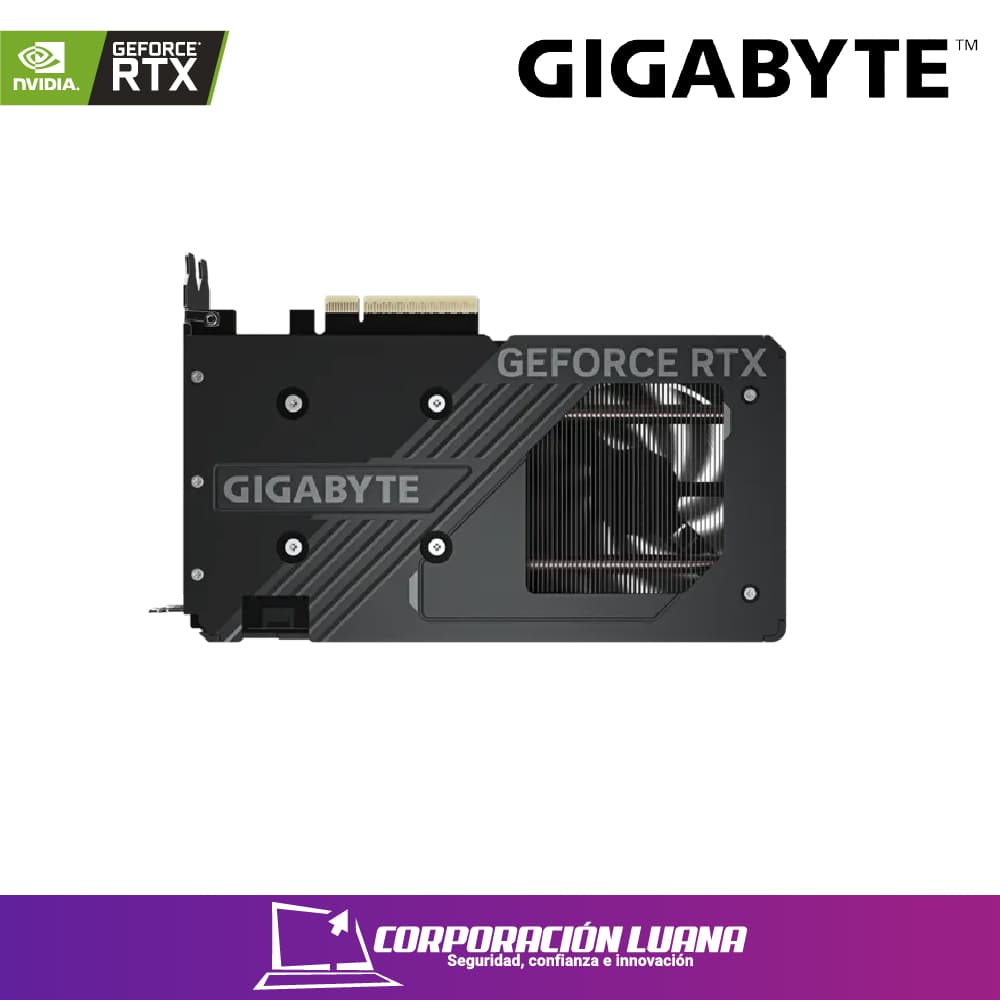 Imagen de TARJETA DE VIDEO GIGABYTE RTX 5060 WINDFORCE OC ( GV-N5060WF2OC-8GD ) 8GB - GDDR7 | X2 FANES | DLSS4 | 3 DP - HDMI | 128 BIT