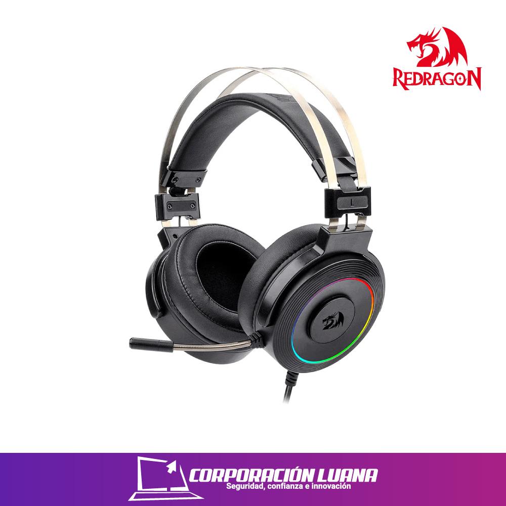 AUDIFONOS C/MICROFONO REDRAGON LAMIA ( H320RGB 7.1 ) USB | LED RGB | NEGRO