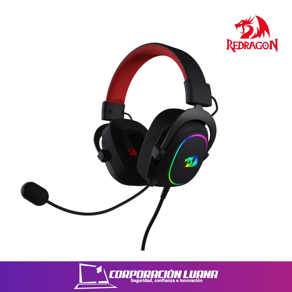AUDIFONOS C/MICROFONO REDRAGON ZEUS X ( H510-RGB 7.1 ) USB | LED RGB | NEGRO