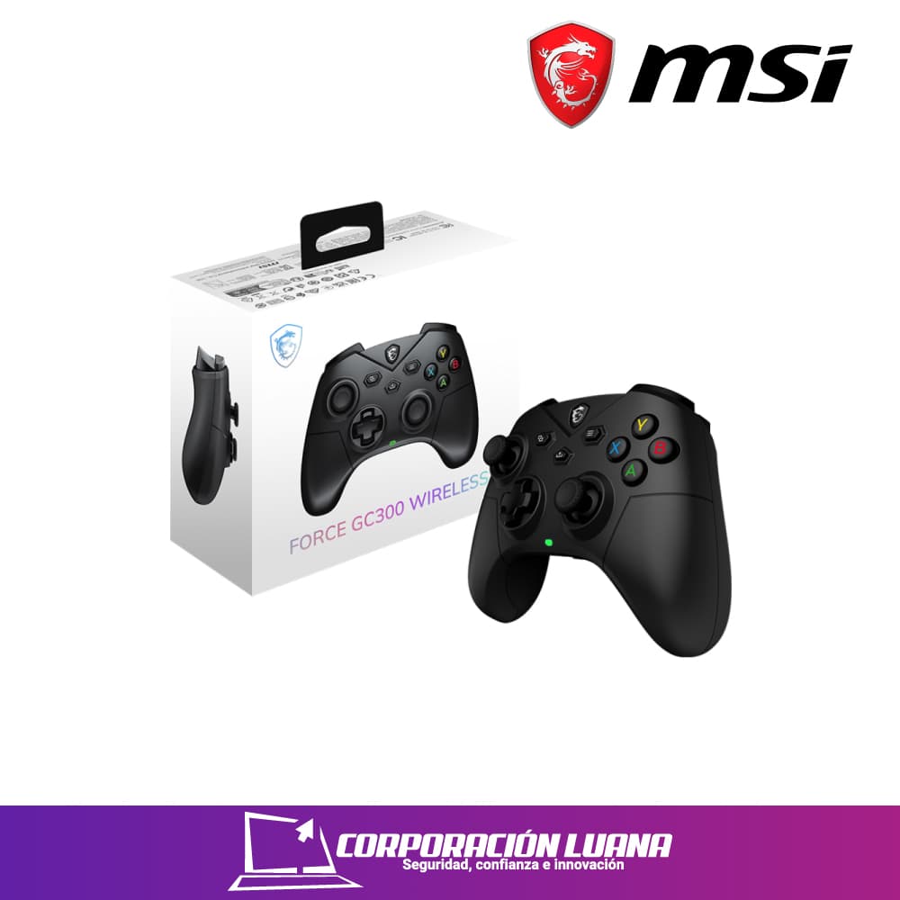 Imagen de MANDO XBOX MSI FORCE ( GC300 W ) NEGRO | WIRELESS
