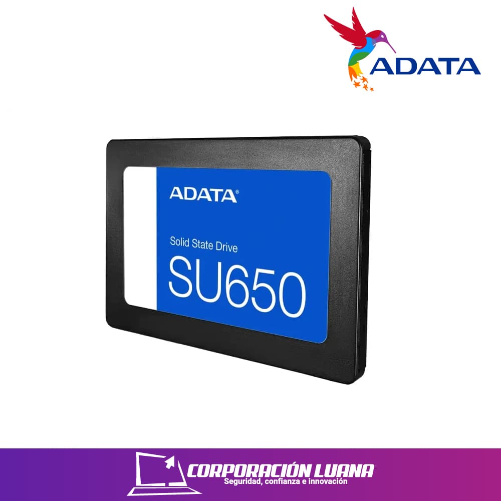 Imagen de SSD SATA ADATA 512GB ( SU650 ) 2.5 | 6GB/S | 520MB/S LECTURA - 450MB/S ESCRITURA