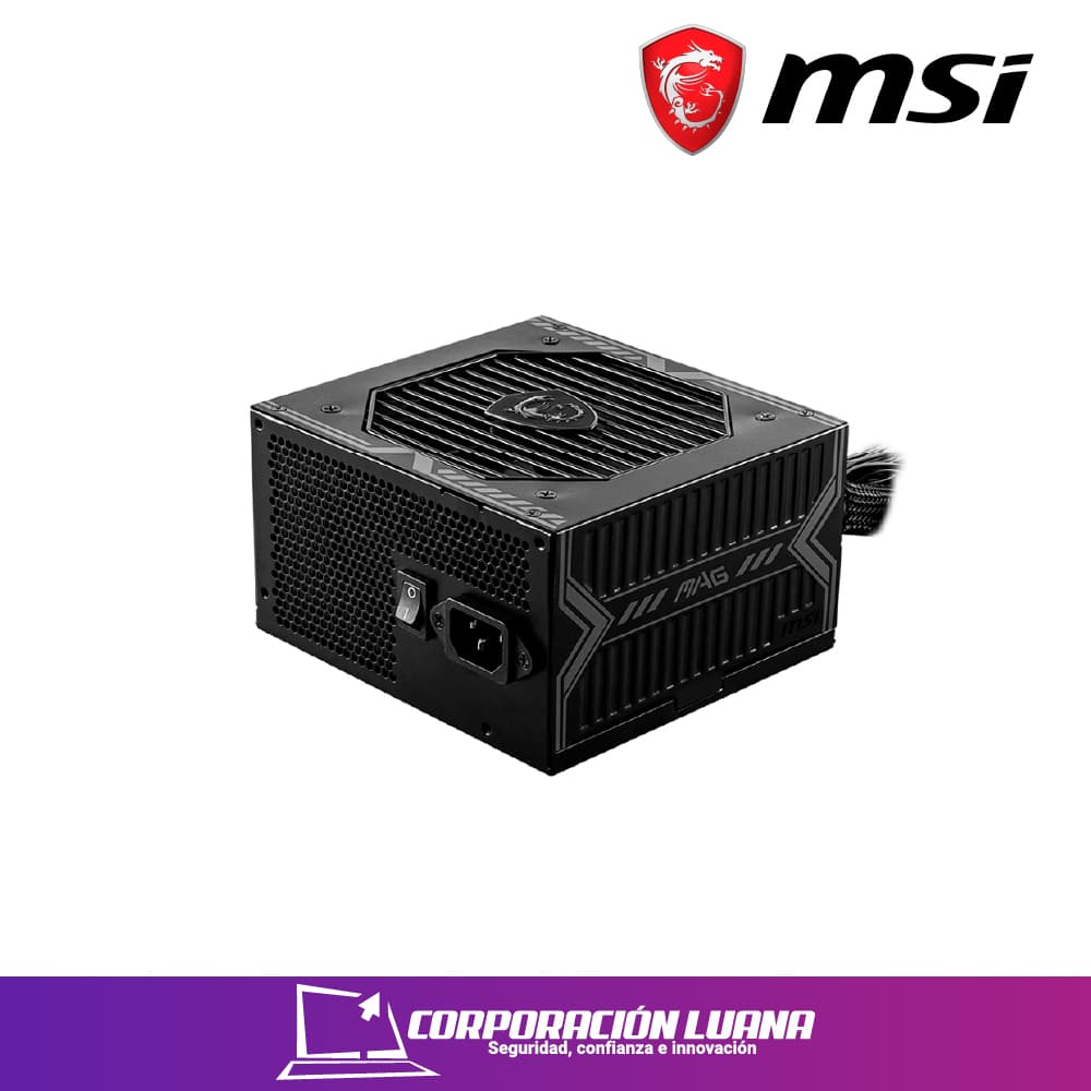 Imagen de FUENTE DE PODER MSI MAG A750BN ( MAG A750BN PCIE5 ) 750W | 80 PLUS BRONZE