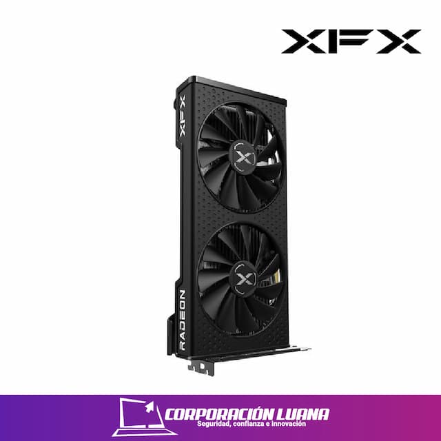 TARJETA DE VIDEO XFX SPEEDSTER RX 7600 XT CORE SWIFT 210 ( RX-76PSWFTFY ) X2 FAN | 8GB | 128BIT