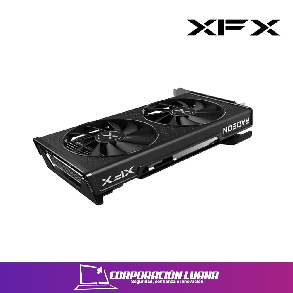 Imagen de TARJETA DE VIDEO XFX SPEEDSTER RX 7600 XT CORE SWIFT 210 ( RX-76PSWFTFY ) X2 FAN | 8GB | 128BIT