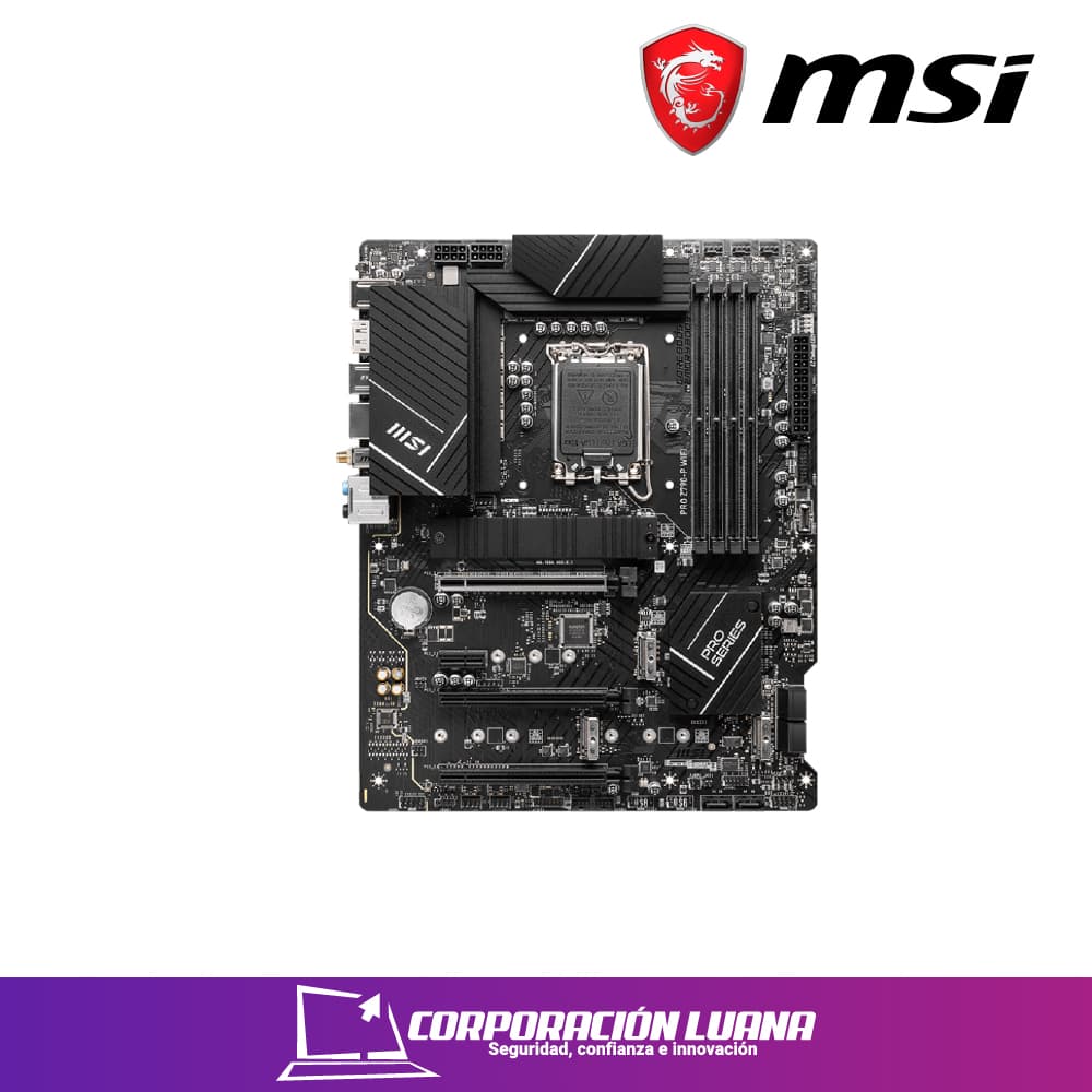 Imagen de MOTHERBOARD MSI Z790-P WIFI ( 911-7E06-073 ) DDR5 | LGA1700
